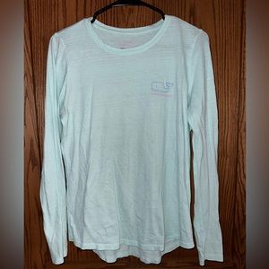 Vineyard Vines Long Sleeve Whale Print Shirt, size XS